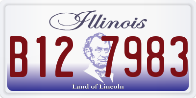 IL license plate B127983