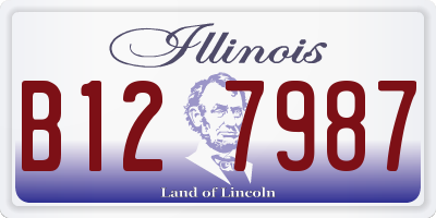 IL license plate B127987