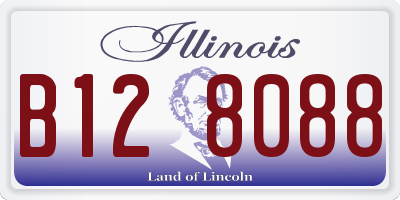 IL license plate B128088