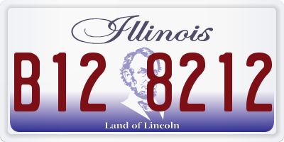 IL license plate B128212