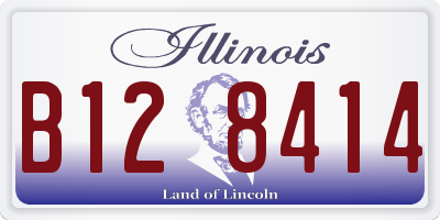 IL license plate B128414