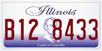 IL license plate B128433