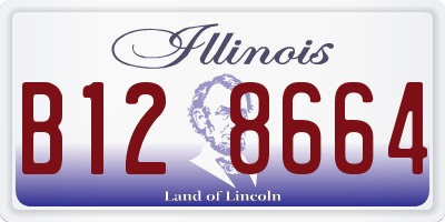 IL license plate B128664