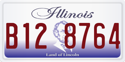 IL license plate B128764