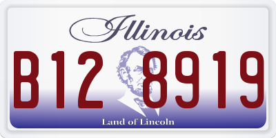 IL license plate B128919