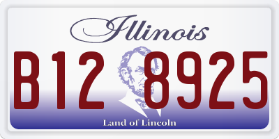 IL license plate B128925
