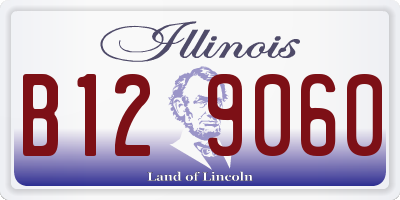 IL license plate B129060