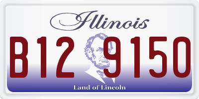 IL license plate B129150