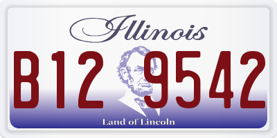 IL license plate B129542