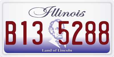 IL license plate B135288