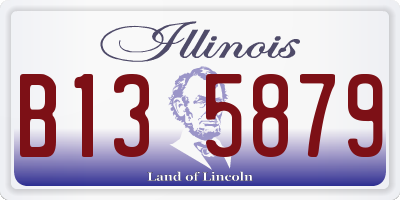 IL license plate B135879