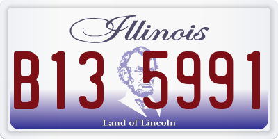 IL license plate B135991