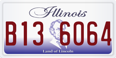 IL license plate B136064