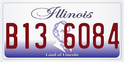 IL license plate B136084