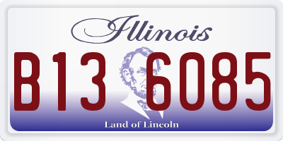 IL license plate B136085