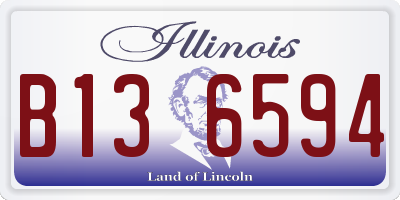 IL license plate B136594
