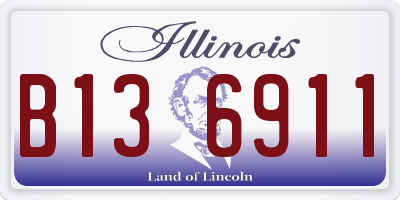 IL license plate B136911