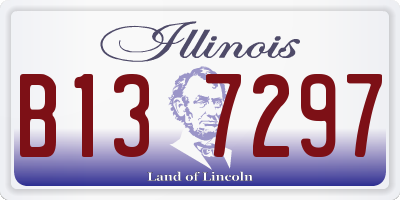 IL license plate B137297
