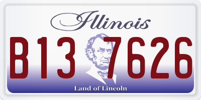IL license plate B137626