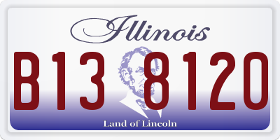 IL license plate B138120