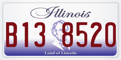 IL license plate B138520