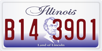 IL license plate B143901