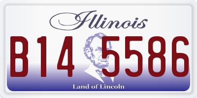 IL license plate B145586