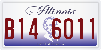 IL license plate B146011