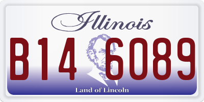 IL license plate B146089