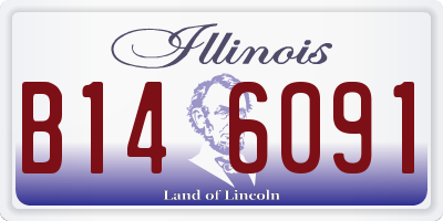 IL license plate B146091