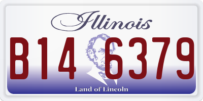 IL license plate B146379