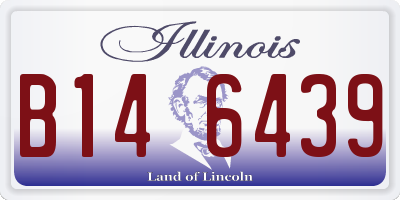 IL license plate B146439