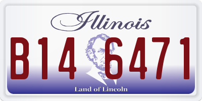 IL license plate B146471