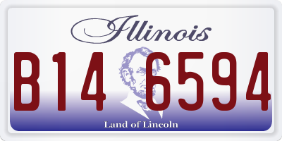IL license plate B146594