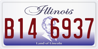 IL license plate B146937