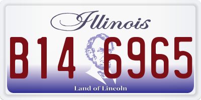 IL license plate B146965