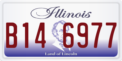 IL license plate B146977