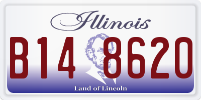 IL license plate B148620