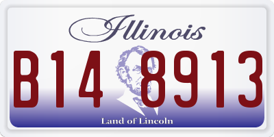 IL license plate B148913