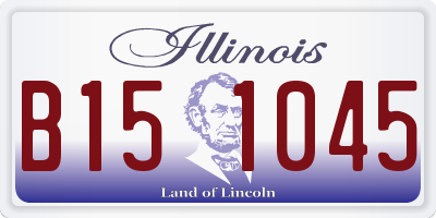 IL license plate B151045