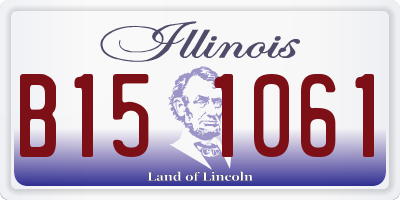 IL license plate B151061