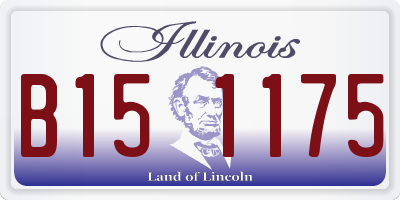 IL license plate B151175