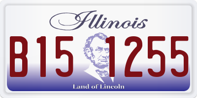 IL license plate B151255