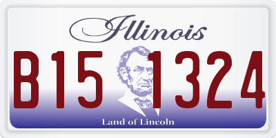 IL license plate B151324