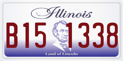 IL license plate B151338