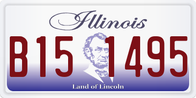 IL license plate B151495