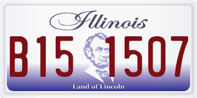 IL license plate B151507