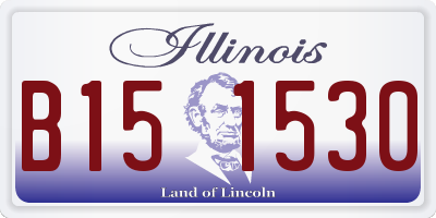 IL license plate B151530