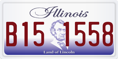IL license plate B151558