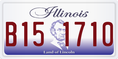 IL license plate B151710